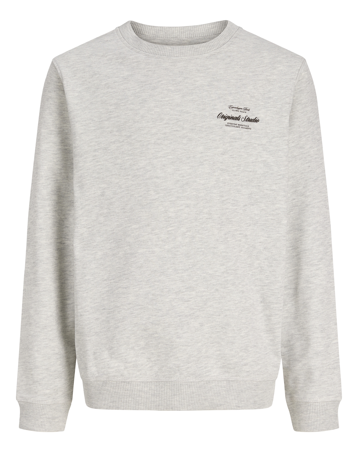 Jack & Jones Junior - JORNorrebro Typo Back Sweatshirt - White Melange